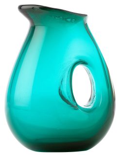 Pols Potten Carafes Et Decanteurs | Carafe Jug With Hole Verre Vert 1 Litre - Pols Potten