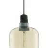 Normann Copenhagen Suspensions | Suspension Amp Small Verre Pierre /O 14 X H 17 Cm - Marbre - Normann Copenhagen