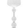 Kartell Luminaires D'Exterieur | Lampadaire D'Exterieur Kabuki Outdoor Plastique Blanc / Led - H 165 Cm - Kartell