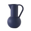 raawii Carafes Et Decanteurs | Carafe Strom Large Ceramique Bleu / 3 L - H 28 Cm / Fait Main - Raawii