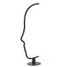 Mogg Lampadaires | Lampadaire Vis A Vis Bois Noir / Led - H 200 Cm - Mogg