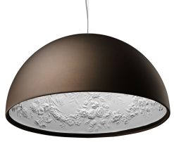 Flos Suspensions | Suspension Skygarden 2 Metal Pierre Marron / O 90 Cm - Halogene - Flos