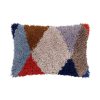 Ferm Living Deco Textile | Coussin Harlequin Tissu Multicolore / Laine Tuftee - 60 X 40 Cm - Ferm Living