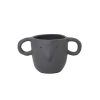 Ferm Living Pots Et Plantes | Pot De Fleurs Mus Small Ceramique Gris / Gres - H 9 Cm - Ferm Living