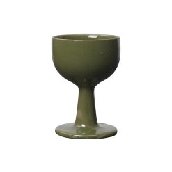 Ferm Living Verres | Verre A Vin Floccula Ceramique Vert / Gres - Ferm Living