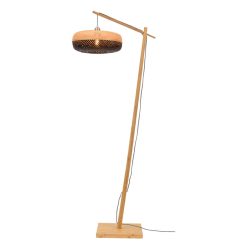 GOOD&MOJO Lampadaires | Lampadaire Palawan Bois Naturel / Bambou - H 176 X O 40 Cm - Good&Mojo