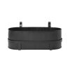 Ferm Living Pots Et Plantes | Jardiniere Bau Metal Noir / Avec Support / L 45 Cm - Ferm Living