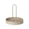 Ferm Living Plateaux Et Plats De Service | Plateau Grib Metal Beige / O 28 Cm - Ferm Living