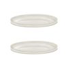 Serax Assiettes | Assiette Dune Ceramique Blanc / By Kelly Wearstle - Set De 2 - O 28 Cm - Serax