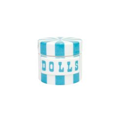 Jonathan Adler Boites Et Conservation | Boite Vice - Dools Ceramique Bleu / O 5,5 X H 5 Cm - Jonathan Adler