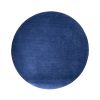 Pols Potten Deco Textile | Tapis Outline Round Tissu Bleu / O 200 Cm - Pols Potten