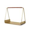 Ferm Living Paniers Et Petits Rangements | Panier A Buches Port Or Metal / L 50 Cm - Ferm Living