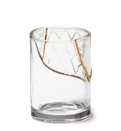 Seletti Verres | Verre Kintsugi N°2 Verre Transparent Or / Verre & Or Fin - Seletti