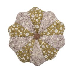 Bloomingville Deco Textile | Coussin Madlen Tissu Jaune Violet / O 45 Cm - Bloomingville