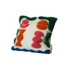 COLORTHERAPIS Deco Textile | Coussin Columns / 45 X 45 Cm - Laine Tissee Main - Colortherapis