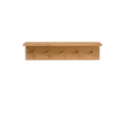 Ferm Living Portemanteaux Et Pateres | Portemanteau Mural Place Medium Bois Naturel / Etagere - L 105 Cm - Ferm Living