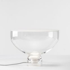 Brokis Lampes De Table | Lampe De Table Lightline Large Verre Transparent / O 45 X H 31 Cm - Brokis