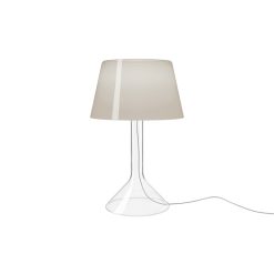 Foscarini Lampes De Table | Lampe De Table Chapeaux Led Verre Gris / O 29 X H 47 Cm - Foscarini