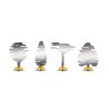 Alessi Accessoires Cuisine | Marque-Place Barkplace Tree Metal / Set De 4 Sapins En Acier - H 4 Cm - Alessi