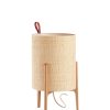 Carpyen Lampes De Table | Lampe De Table Greta Tissu Beige Bois Naturel / O 20 X H 33 Cm - Carpyen