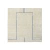 &tradition Deco Textile | Tapis Cruise Ap11 Tissu Blanc Beige / 240 X 240 Cm - Tisse Main - &Tradition