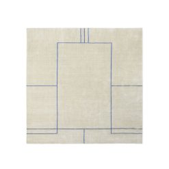 &tradition Deco Textile | Tapis Cruise Ap11 Tissu Blanc Beige / 240 X 240 Cm - Tisse Main - &Tradition