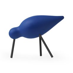 Normann Copenhagen Objets Deco Et Cadres-Photos | Decoration Oiseau Shorebird M Bois Bleu / L 15 X H 11 Cm - Normann Copenhagen