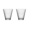 Iittala Verres | Verre Kastehelmi Verre Transparent / 30 Cl - Set De 2 / Oiva Toikka, 1964 - Iittala