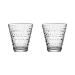 Iittala Verres | Verre Kastehelmi Verre Transparent / 30 Cl - Set De 2 / Oiva Toikka, 1964 - Iittala