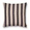 Ferm Living Deco Textile | Coussin Grand Tissu Noir Beige / Lin & Coton - 50 X 50 Cm - Ferm Living