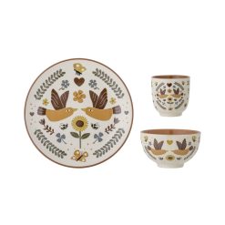 Bloomingville Assiettes | Set Vaisselle Bryn Ceramique Multicolore / Assiette, Bol & Tasse - Bloomingville