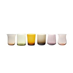 Bitossi Home Verres | Verre Tumb Verre Multicolore / Set De 6 - Bitossi Home