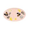 & klevering Plateaux Et Plats De Service | Plat De Service Oyster Ceramique Rose / 33 X 20 Cm - & Klevering