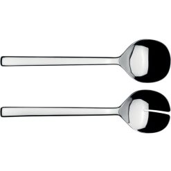 Alessi Couverts | Couverts A Salade Ovale Metal - Alessi