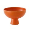 raawii Saladiers, Coupes Et Bols | Coupe Strom Large Ceramique Orange / O 22 Cm - Fait Main - Raawii