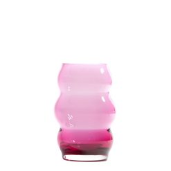 Fundamental Berlin Vases | Vase Muse Small Verre Rose Violet / Cristal De Boheme - O 8 X H 13 Cm - Fundamental Berlin