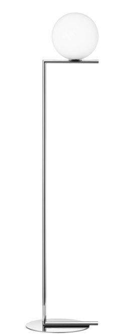 Flos Lampadaires | Lampadaire Ic F1 Verre Metal / H 135 Cm - Michael Anastassiades, 2014 - Flos