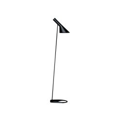 Louis Poulsen Lampadaires | Lampadaire Aj Metal Noir / H 130 Cm - Arne Jacobsen, 1960 - Louis Poulsen