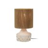 Serax Lampes De Table | Lampe De Table Oya 02 Ceramique Fibre Vegetale / Gres & Raphia - O 25 X H 42 Cm - Serax