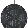 Forestier Suspensions | Suspension Chanpen Hexagon Tissu Noir / O 52 Cm - Forestier