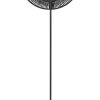 Forestier Lampadaires | Lampadaire Oyster Metal Tissu Noir / H 145 Cm - Base Beton - Forestier