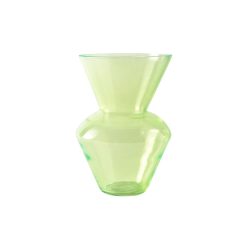 Pols Potten Vases | Vase Fat Neck Verre Vert / O 25 X H 35 Cm - Pols Potten