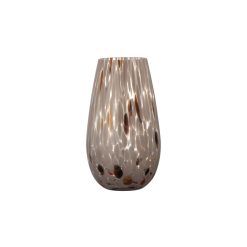 Bloomingville Vases | Vase Artem Verre Marron / O 14,5 X H 25 Cm - Souffle Bouche - Bloomingville