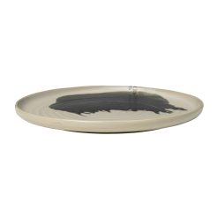 Ferm Living Plateaux Et Plats De Service | Plat De Presentation Omhu Ceramique Blanc / O 36 Cm - Gres - Ferm Living