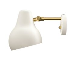 Louis Poulsen Led | Applique Vl38 Metal Blanc Or / Led - Laiton - Reedition 1940 - Louis Poulsen