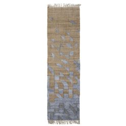 Bloomingville Deco Textile | Tapis Vikka Tissu Bleu / 245 X 75 Cm - Bloomingville