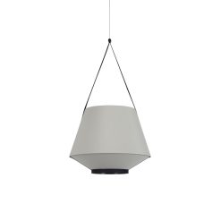 Forestier Suspensions | Suspension Carrie Small Tissu Vert / O 45 X H 82 Cm - Lin - Forestier