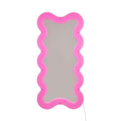 Seletti Miroirs | Miroir Lumineux Avec Prise Supercurve - Tall Plastique / Led - L 90 X H 185 Cm - Seletti