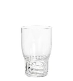 Kartell Verres | Verre Trama Medium Plastique Transparent / H 13 Cm - Kartell