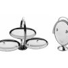 Alessi Plateaux Et Plats De Service | Plateau Anna Gong Metal / Pliable - L 44 Cm - 3 Etages - Alessi